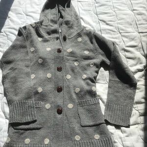 Polka dot cardigan